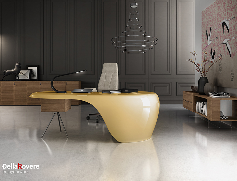 Design office desk - UNO - Della Rovere_3